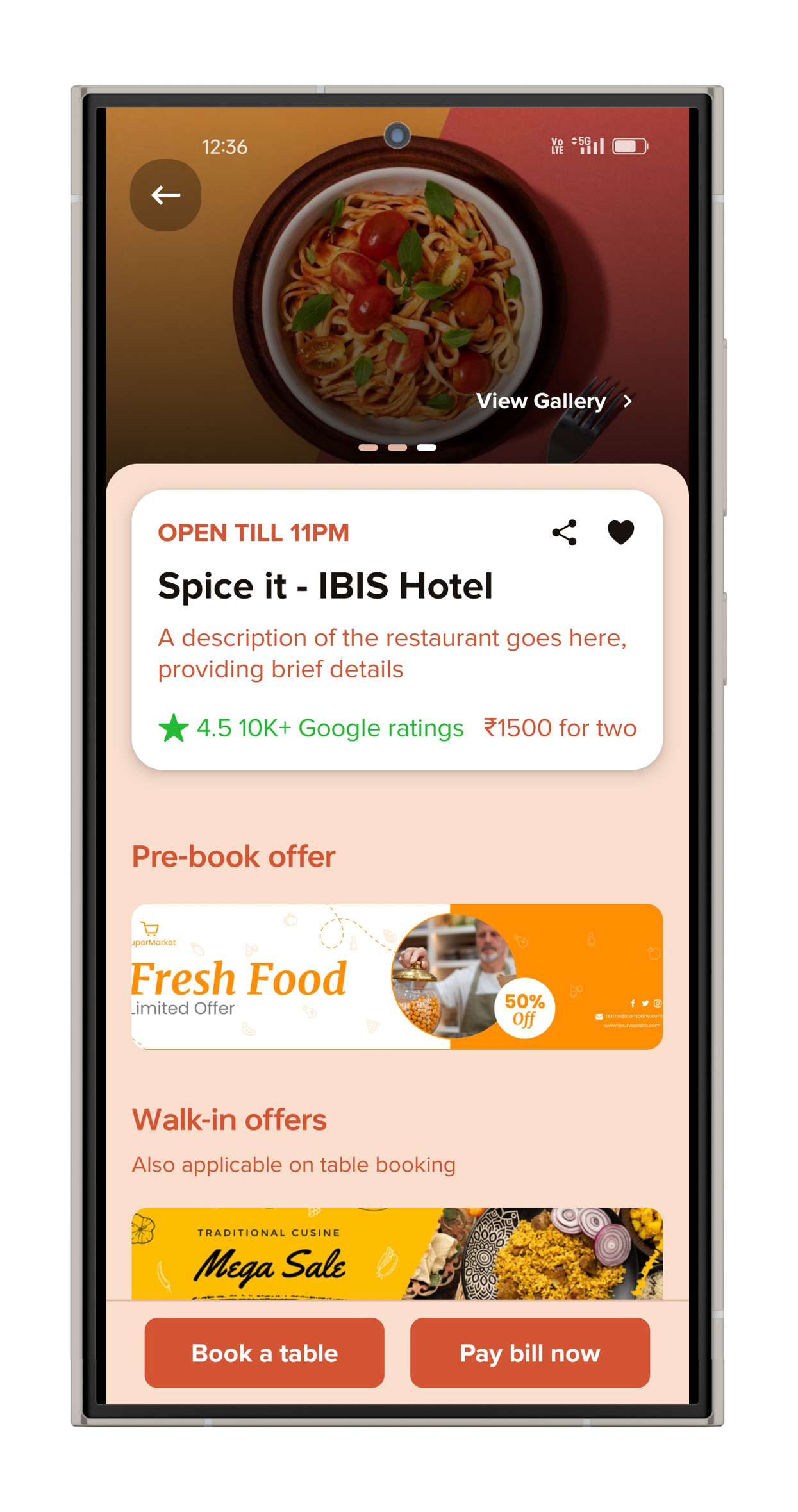 Food Ordering App